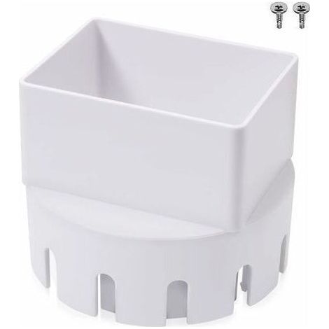 Downspout Adapter, Plastic Downspout Adapter for Gutter Downspout (Suitable for 3" x 4" Drain) (1/5)