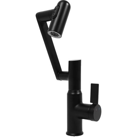 Robinet pivotant, affichage de température LED, trois modes de sortie d'eau, construction en laiton (1/2)