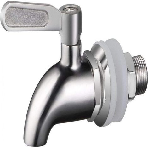 Robinet de Tonneau - Distributeur de Boissons 16 mm - Pour Fût de Bière et Vin - Acier Inoxydable 304 - 1 Pièce (1/5)