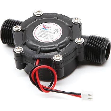Pommeau de douche à turbine G1/2 Mini, sans balais, avec sortie (1/5)