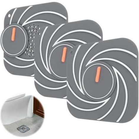 BUNTHAUS Lot de 3 crépines d'évier en silicone pour cuisine, 15 cm, anti-obstruction pour baignoire, universelles pour salle de bain, filtre les cheveux et prévient les odeurs