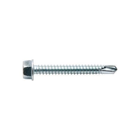 Vis bois Vis autoperceuse Tête hexagonale TH TORX T30 7X80 Filetée sur 50 zingué cr3 96 hbs sans rouille rouge-1 pièce