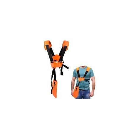 Universel Harnais à Double Sangle Réglables Confort pour Débroussailleuse Tondeuse de Jardin (1/5)