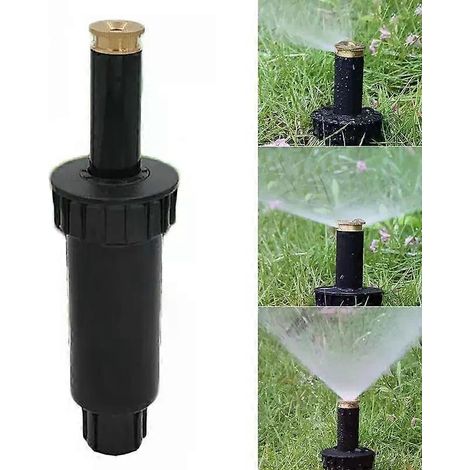 Arroseur escamotable automatique 1/2 pouce, tête d'arrosage enterrée en cuivre pur, 90/180/360° - JXLGV (1/5)