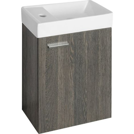 Armoire ZOJA avec lavabo 40x22 cm, mali wenge