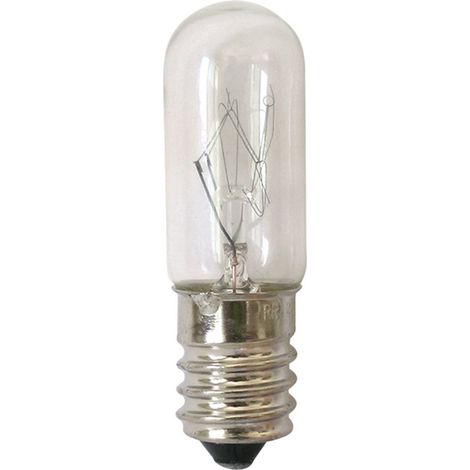 10PZ LAMPADA AD INCANDESCENZA Tubolare 1/2 candela E14 10 W
