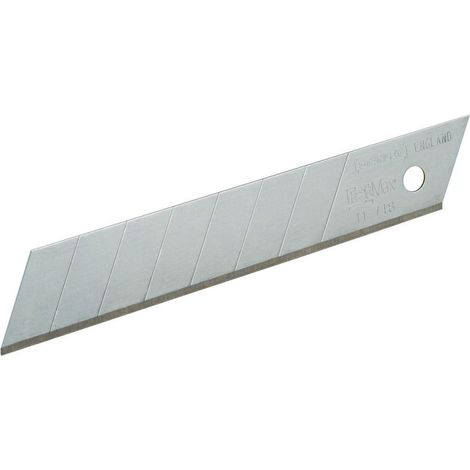Ersatzklinge, Abbrechklinge, 18 mm, Stanley 3-11-718, Set mit 50 Stück.