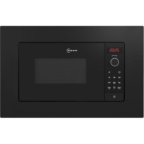 Neff HLAWG26S3 microondas Negro Solo microondas Integrado 20 L 800 W