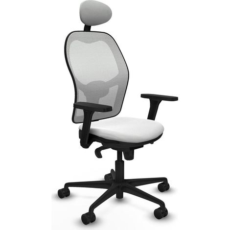 Piqueras y Crespo Jorquera Silla de oficina blanca cómoda (1/3)