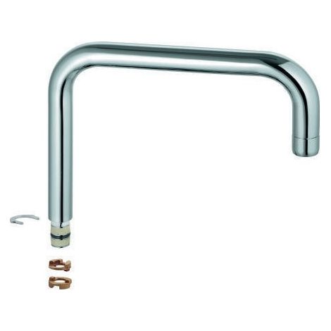 GROHE Caño en U 13096 cromo para grifo de fregadero Minta, 13096000 (1/3)