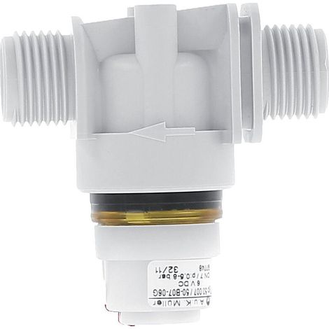 Delabie – Electrovanne gaz 6V M 1/2' – Raccord fileté – Pression 0-10 bar – Pour robinets électroniques – Référence 495615 - MM15x21