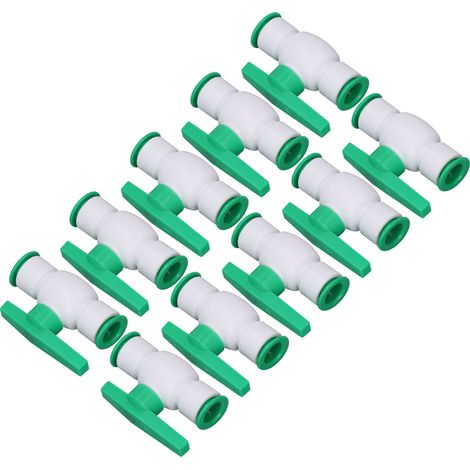 10-teiliges Kugelhahn-Schnellkupplungs-Set (PPR) für Wassersysteme, 32 mm / 1,26 Zoll (1/5)