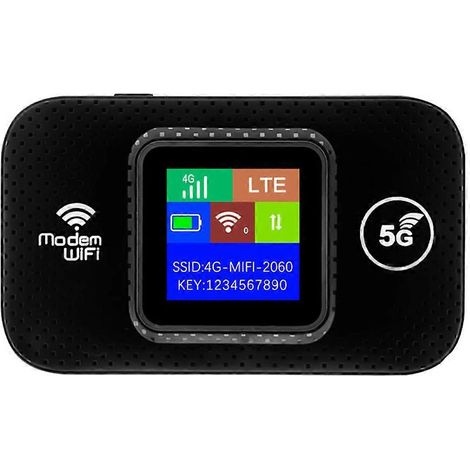 Tragbarer 4G-LTE-WLAN-Router, 3000-mAh-Mobil-Hotspot, 150 Mbit/s, mit SIM-Kartensteckplatz und Repeater-Funktion für den Heimgebrauch (1/5)