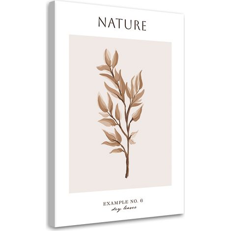 Tableau sur toile Feuilles sèches - Nature 40x60 (1/5)