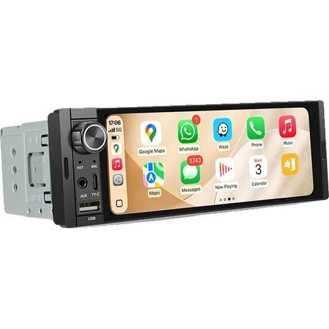 Carplay, HD-Display, Touchscreen-Steuerung, K40 Wireless+MIC+CAM (1/2)