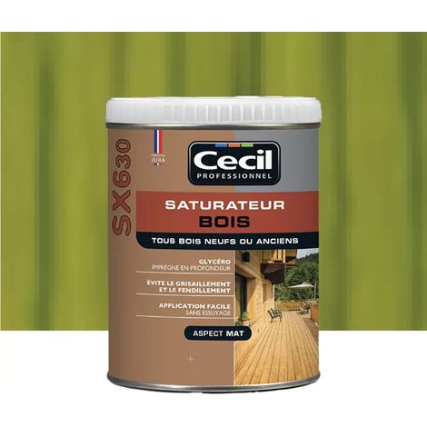 Saturateur Bois CECIL SX630 Vert autoclave 1 L (1/2)