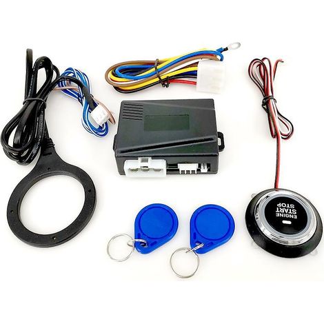 12V-Automotor mit Startknopf, schlüsselloses Start-Stopp-System, Startknopf