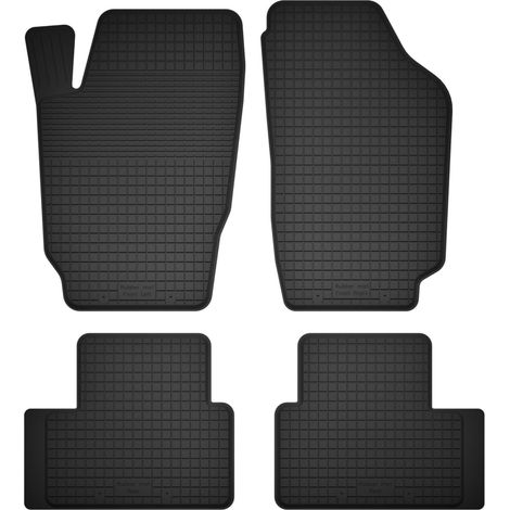 Gummifußmatten für Automatten, 4er-Set, universell passend für: Saab 9-5 I Kombi, Limousine (1997-2009)
