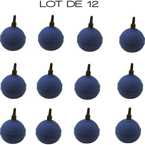 Pack PROMO 12 X Diffuseurs d'air ( boules ) ronds pour aérer les bassins de jardin : 5 cm (1/5)