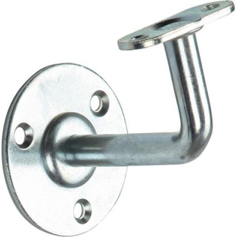 Support de rampe sur platine ronde à visser inox - MAP Industries (1/2)