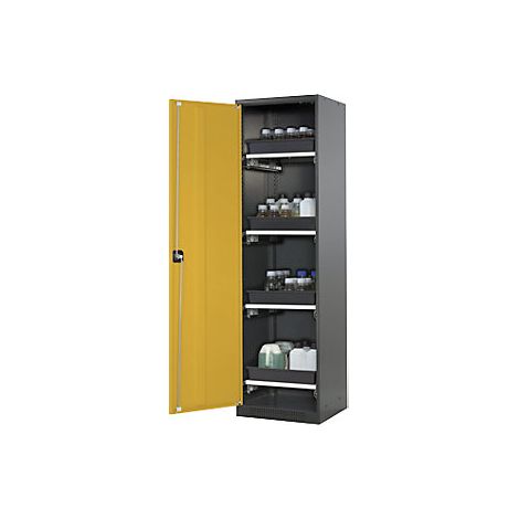 Armario de laboratorio para productos químicos  1 puerta  alta