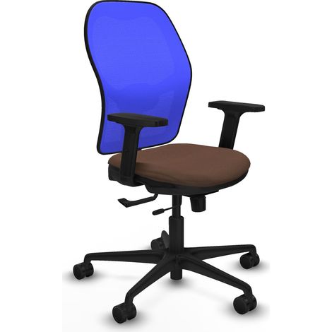 Silla de oficina piqueras y crespo Jorquera azul cómoda ajustable (1/2)