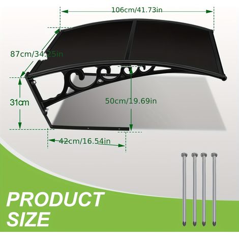 Randaco Garaje negro para robots cortacésped fabricado con placas de PC resistentes: techo y cubierta para robots cortacésped con protección UV (1/4)