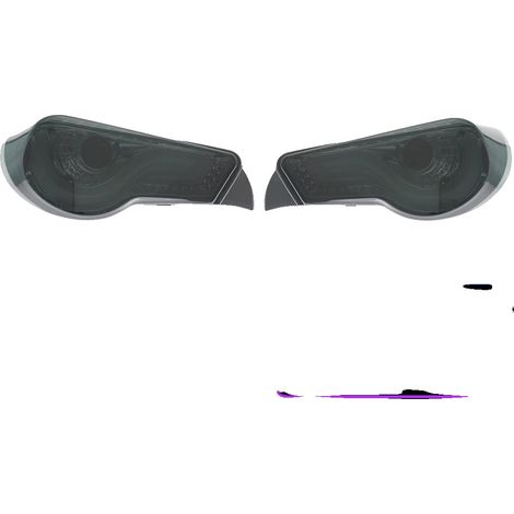 Fanale posteriore, compatibile con Toyota FT86 GT86, materiale ABS, ottimizzato per Subaru FT86 BRZ, A (1/2)
