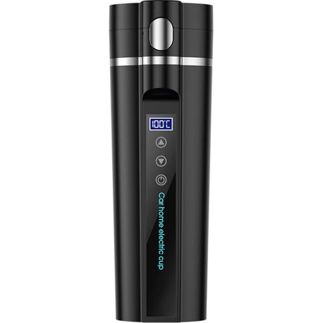 Bouilloire Voiture - 450 ml - Chauffage Électrique 12 V / 24 V - Température Réglable Jusqu'à 100 °C - Pour Camion Taxi Voiture Électrique - 1 Pièce (1/5)