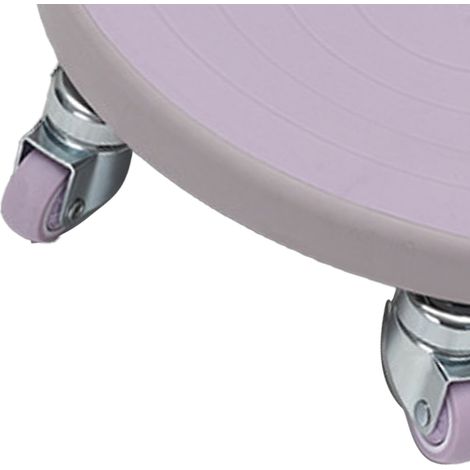 Tapis de musculation abdominale à 6 roues Silent Core, violet (1/5)