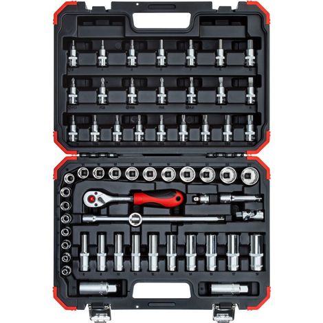 Gedore RED R59003059 Juego de 59 llaves de vaso rojo (1/4)