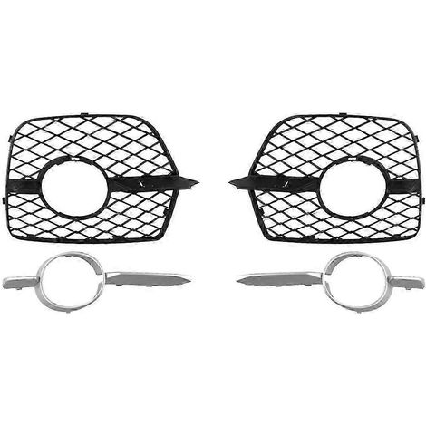 51117176277 51117176278 Grille de pare-chocs avant avec antibrouillards et grille latérale en maille, compatible avec BMW X6 E71 E72 (1/5)