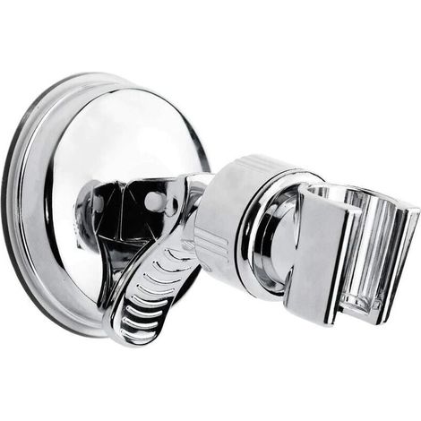 Support de Douche à Rotation 360 °, Ventouse Support de Douche Reglable Sans Percer pour Accessoire Fixation Pommeau Douche Salle de Bains (1/4)