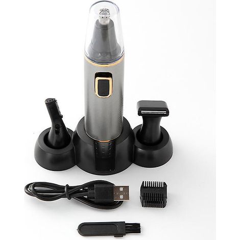 sans Douleur Tondeuse Nez Oreilles Homme,lectrique Tondeuse Nez Homme,tondeuse Nez & Rasoir Nez,lames Double Bord Avec Tanchit Ipx7,moteur Puissa (1/5)