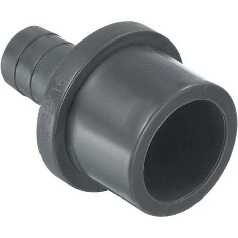 Conectores reductores de 32x16 mm, 1 unidad, adaptador directo, color gris.