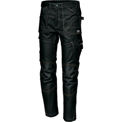 SIR SAFETY SYSTEM GEMINI Pantalon de travail stretch renforcé noir Taille S