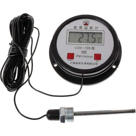 Thermomètre numérique industriel haute température avec sonde de 10 m (1/5)