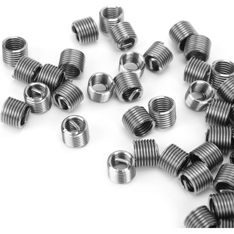 50 Gewindeeinsätze aus Stahl M8 x 1,25, Schutzhüllen, Hardware-Zubehör, 1,5D-Reparatursteckschlüssel (1/5)