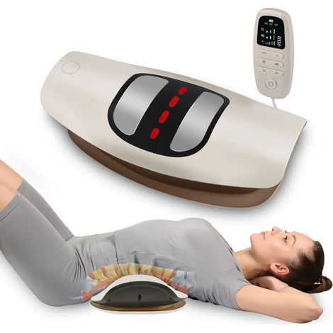 Appareil de massage lombaire électrique, dispositif de traction lombaire électrique, masseur dorsal, masseur infrarouge (1/5)