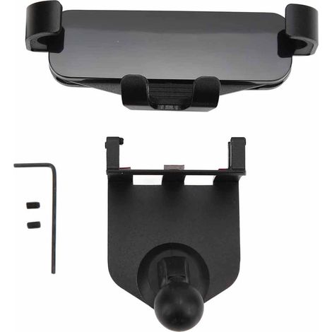Support de téléphone de voiture noir en alliage d'aluminium pour grille d'aération, remplacement pour Subaru BRZ 2012-2020 (1/5)