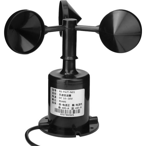 Capteur de vitesse du vent haute précision, transmetteur anémomètre RS485 0-10V, alimentation 10-30V DC, mesure fiable en extérieur (1/5)