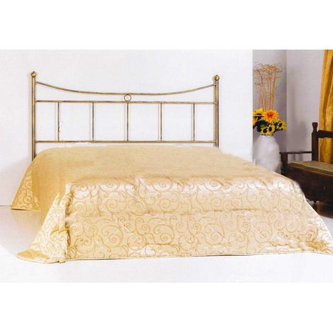 Testata Letto matrimoniale in Ferro Battuto Erika Colori Ferro: Verde - Shabby Chic (1/2)