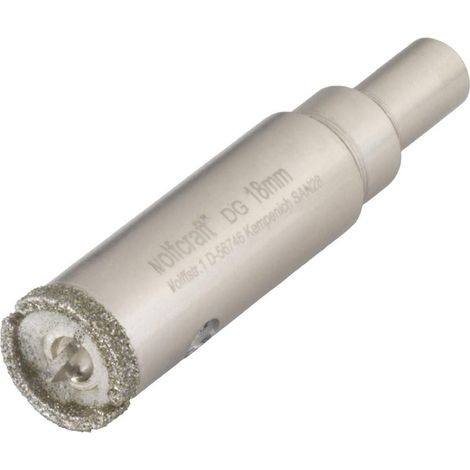 Scie Cloche Diamantée en céramique avec Foret Central pour Tournevis sans Fil - Bord de perçage pour carreaux et grès cérame - Diamètre 74 mm (1/2)