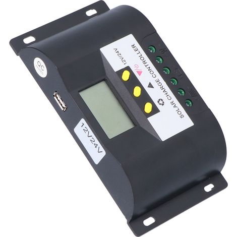 Intelligenter Solarladeregler mit einstellbaren Timer-Steuerungsmodi, LCD-Display, Solarregler für Gleichstromlasten bis 60 A (1/5)
