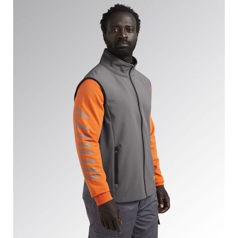 Gilet de travail Diadora Shell Vest Level - S - Grigio (1/5)