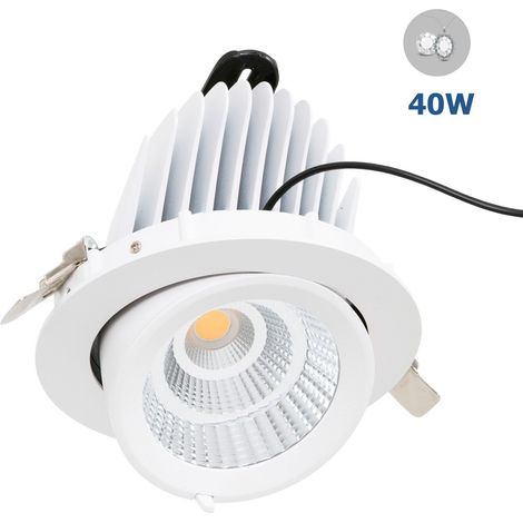 Einbaubarer schwenkbarer LED-Downlight - spezieller Chip für