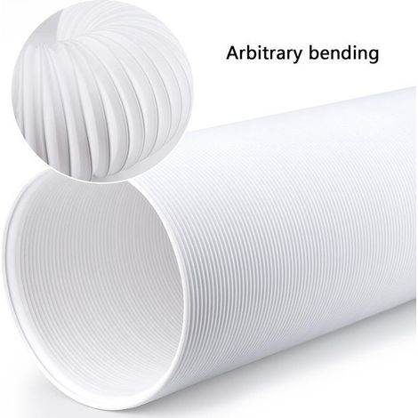 Tubo di scarico portatile universale da 2 m per condizionatori d'aria – diametro 150 mm, adatto per condizionatori, deumidificatori e sistemi di ventilazione. (1/5)