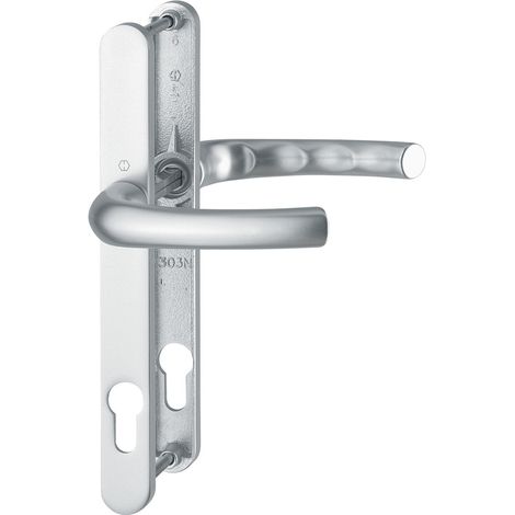HOPPE® Drückergarnitur mit Schmalschild Tôkyô 1710RH/303N, Aluminium, 1908070
