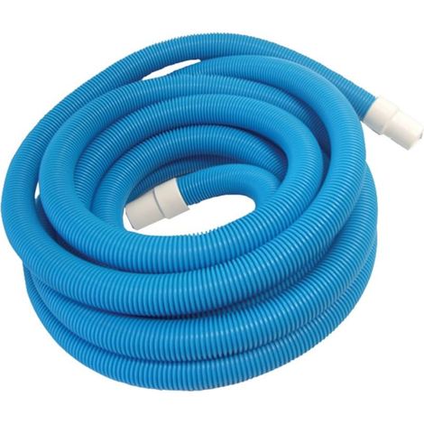 1 Tuyau flottant, Longueur 12m, Diamètre 38mm, Raccords standards, Pour piscine hors-sol