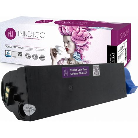 Tóner Inkdigo 44574702 compatible con OKI B411D MB461 B431D B411DN B431DN con certificación TÜV. (1/5)